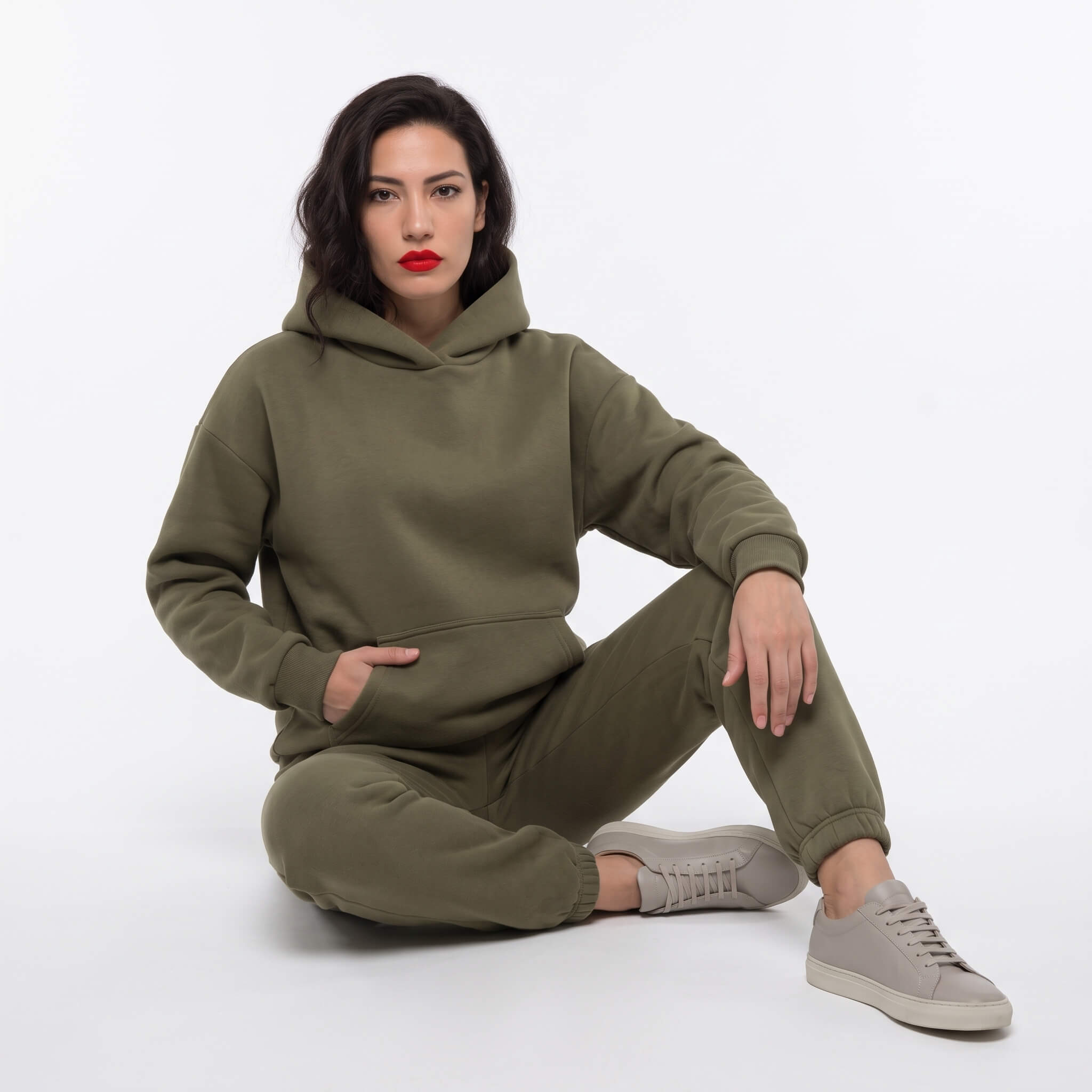 Women's 2-Piece Hoodie Jogger Sweatsuit Set - Image 26