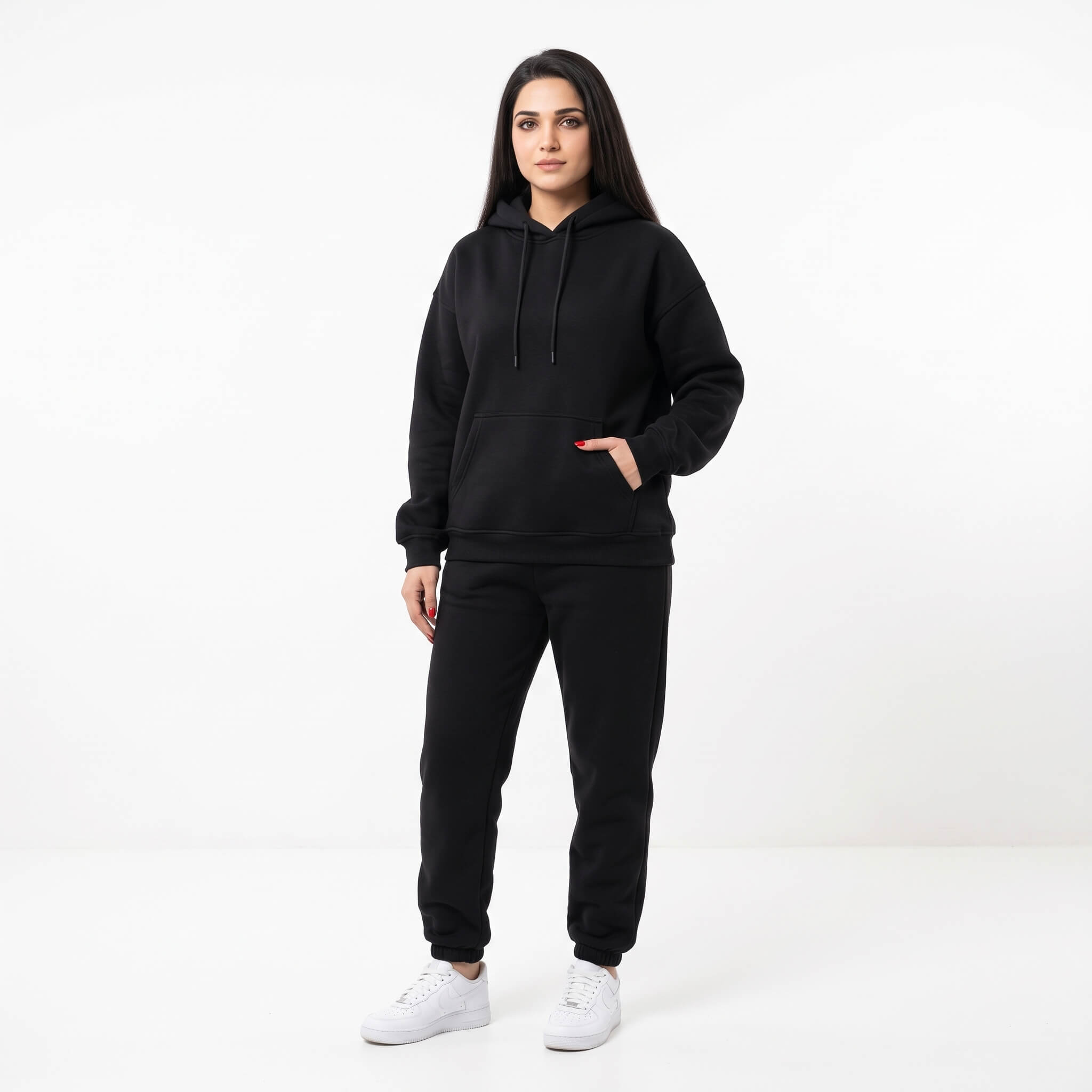 Women's 2-Piece Hoodie Jogger Sweatsuit Set - Image 22