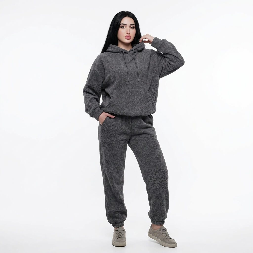 Women's 2-Piece Hoodie Jogger Sweatsuit Set - Image 17