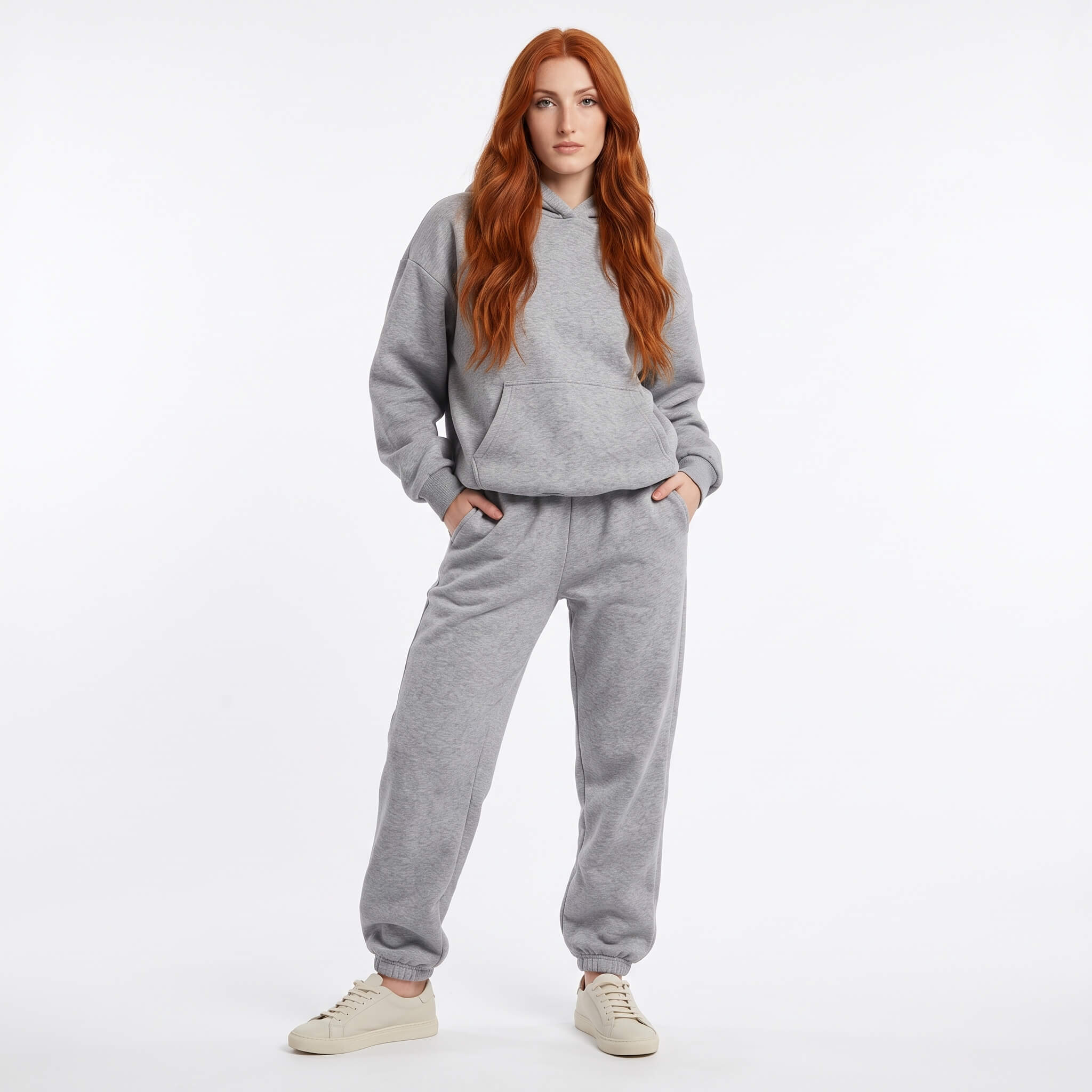 Women's 2-Piece Hoodie Jogger Sweatsuit Set - Image 11