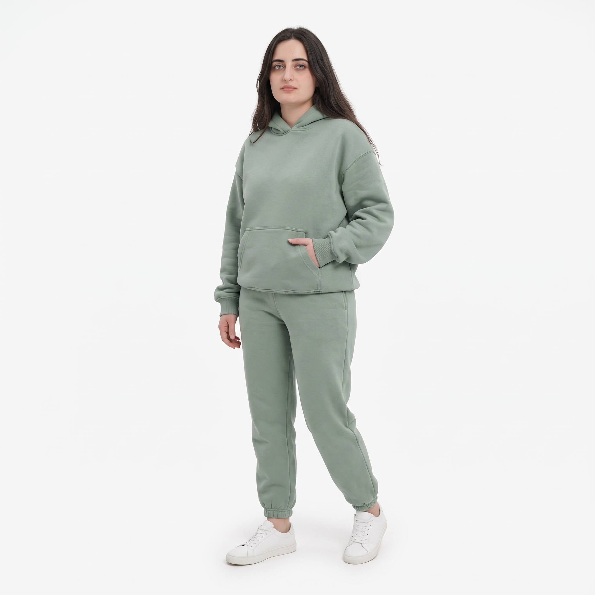 Women's 2-Piece Hoodie Jogger Sweatsuit Set - Image 15