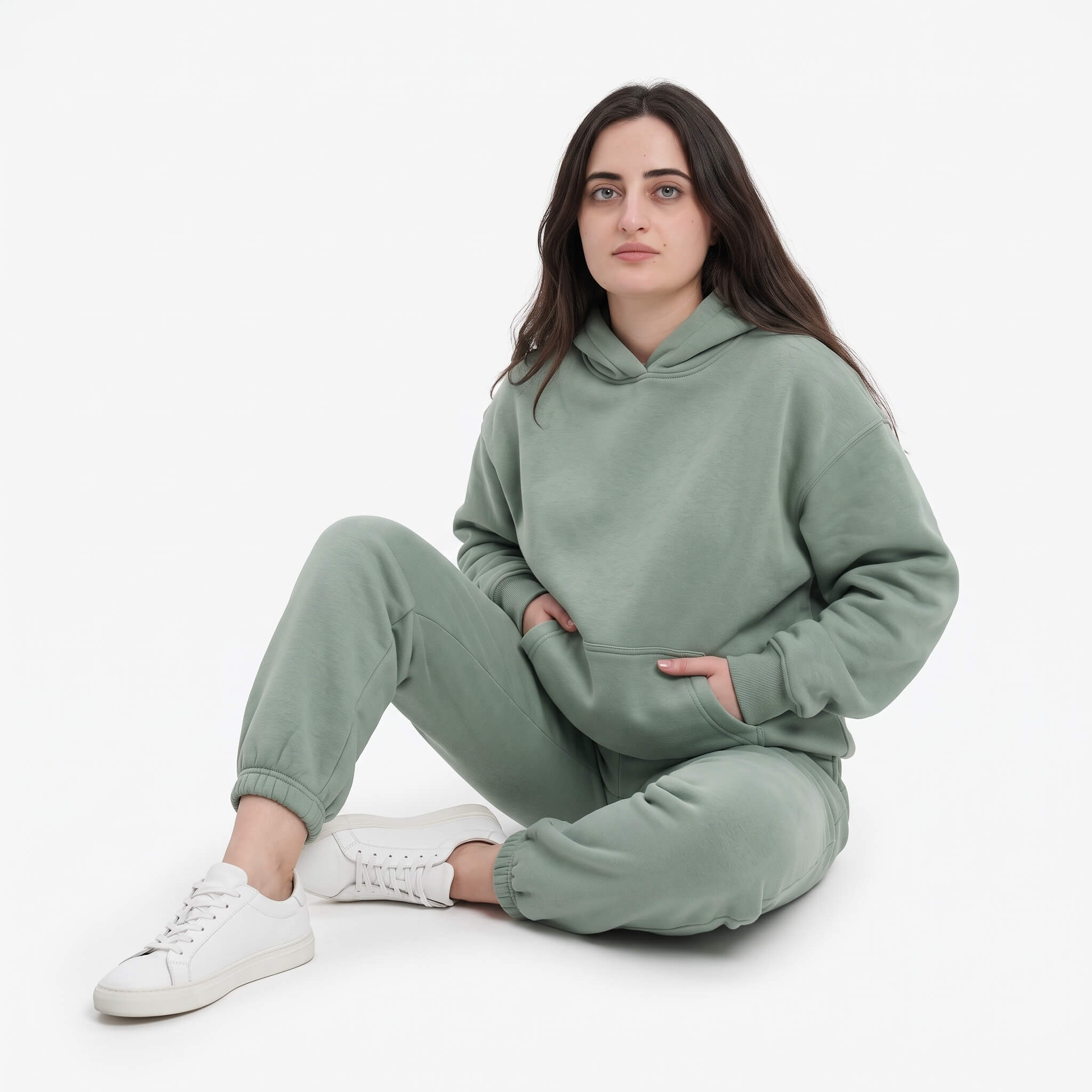 Women's 2-Piece Hoodie Jogger Sweatsuit Set - Image 14