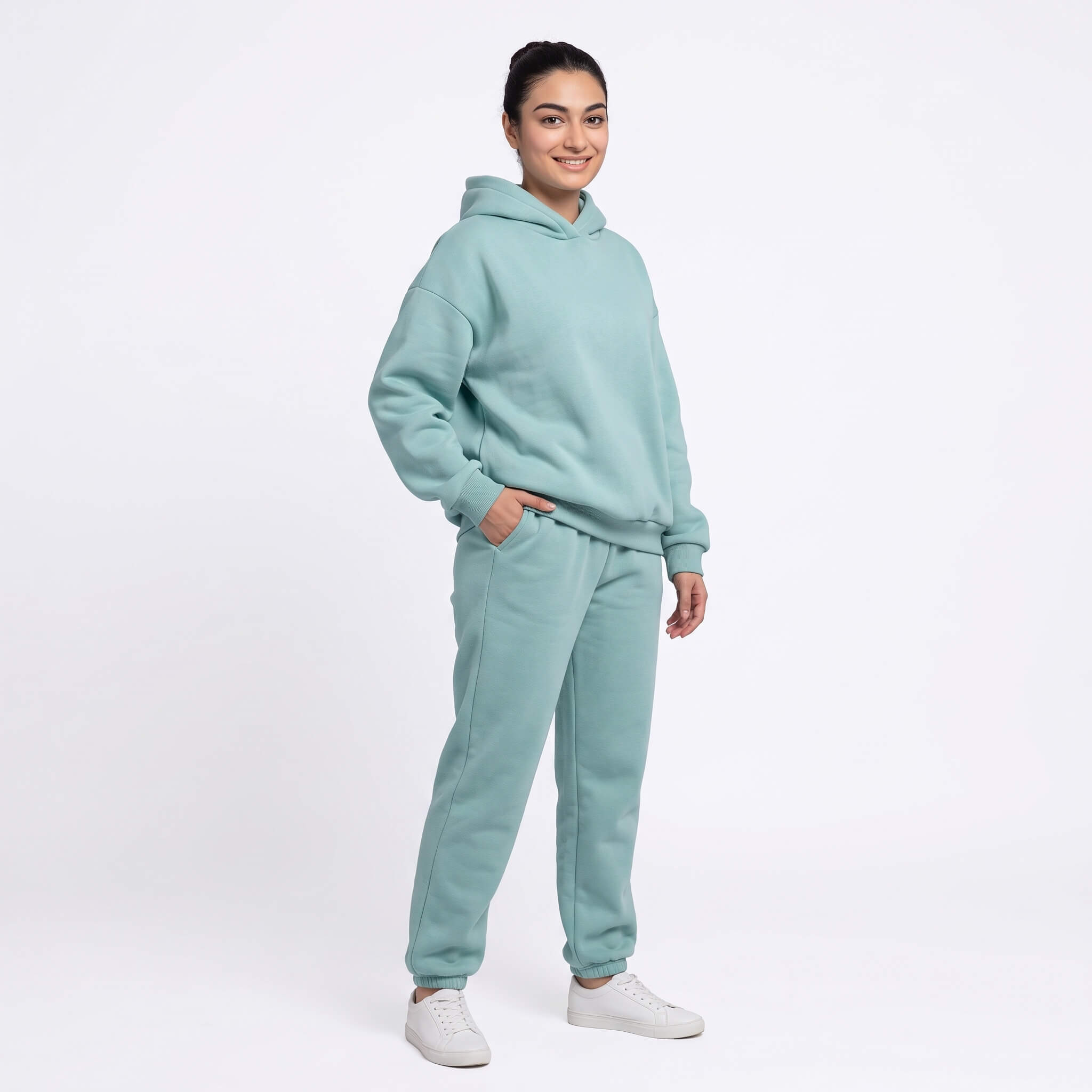 Women's 2-Piece Hoodie Jogger Sweatsuit Set - Image 7